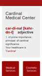 Mobile Screenshot of cardinalmed.com