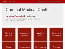 Tablet Screenshot of cardinalmed.com